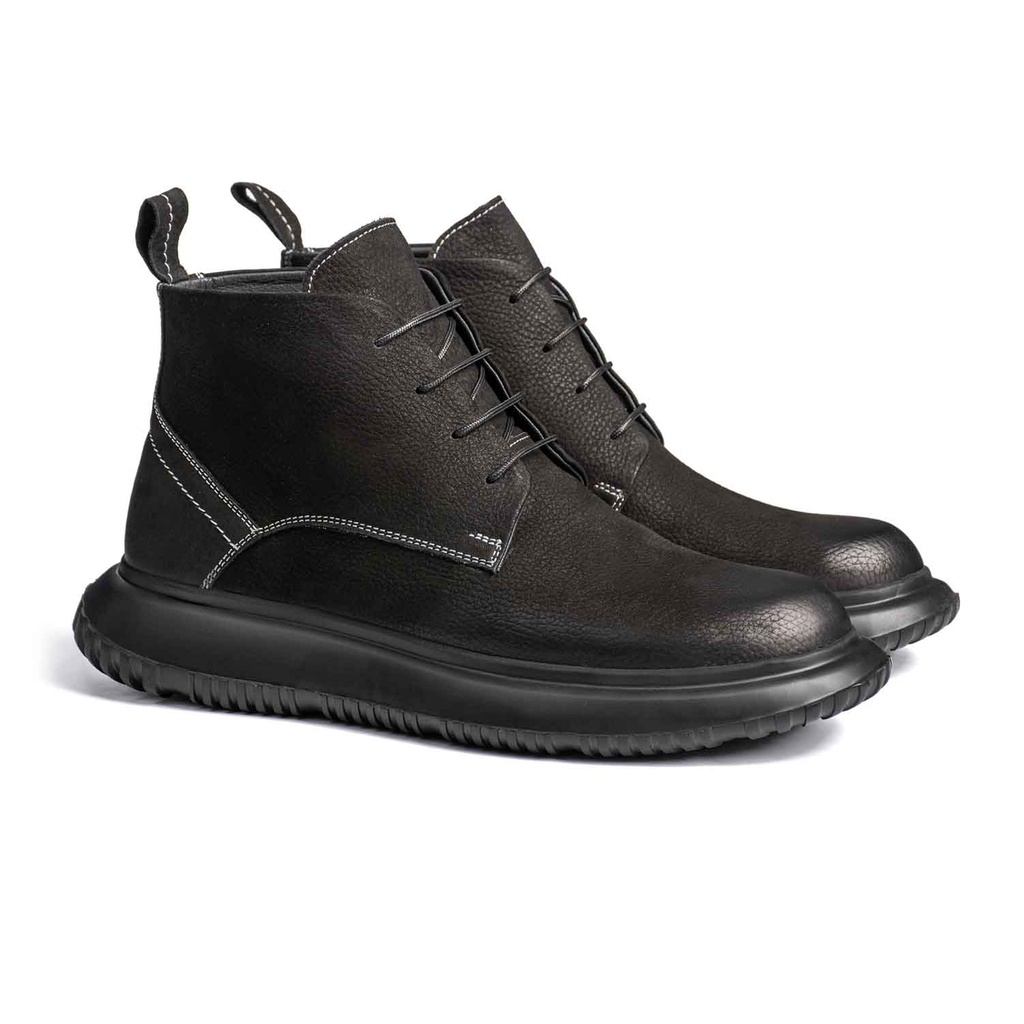 [453] Richard Men Boots(Nubuck) (40, Black)