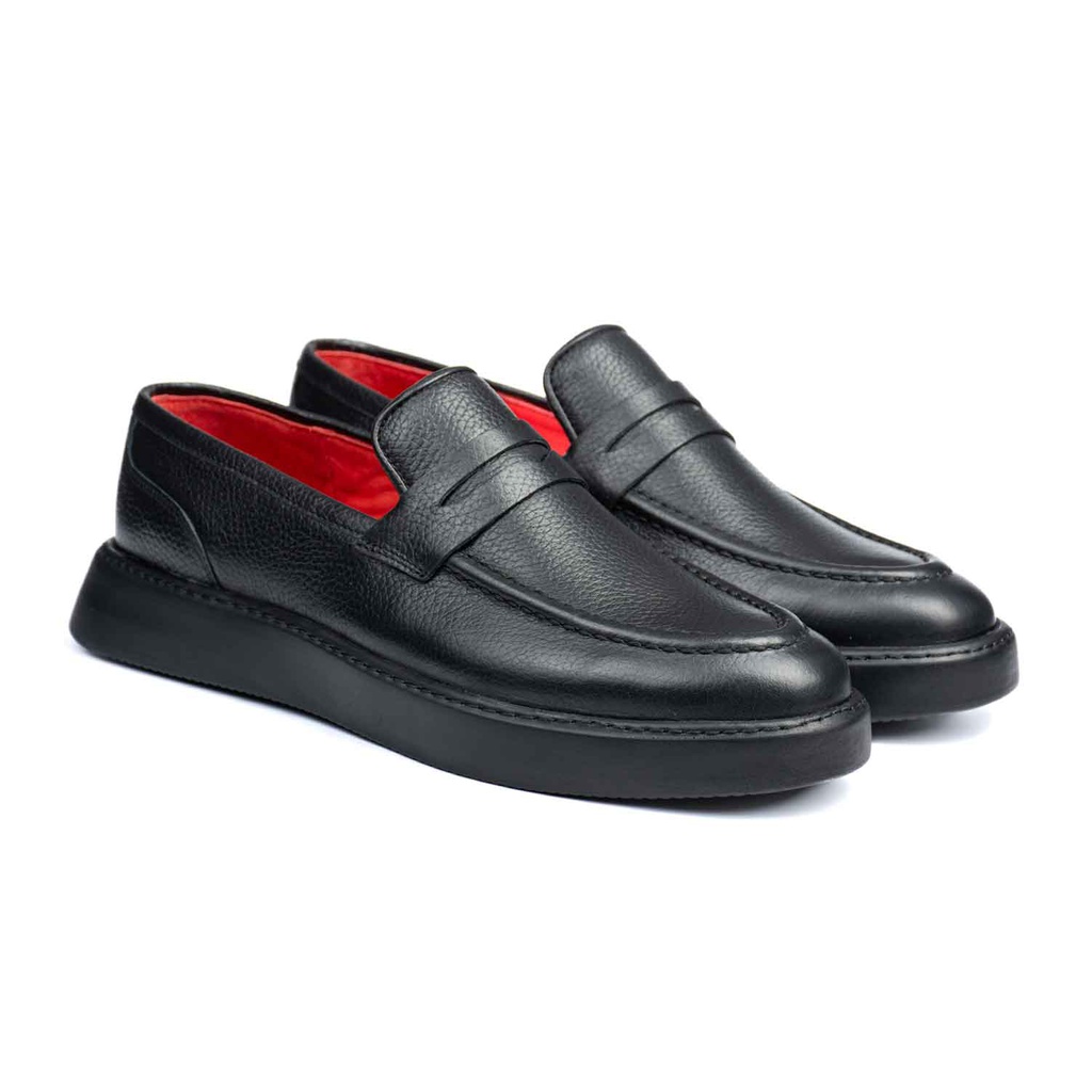 [476] Davinchi Loafer Shoes(Floater) (Black, 40)