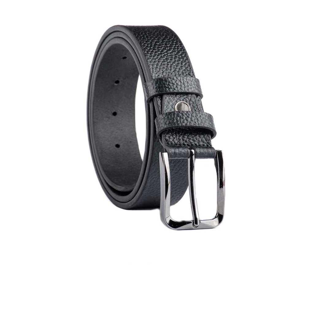 [181] Leather Belt Model 181(1F-35) (42(105cm), Black)