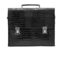 Armin leather messenger Bag (Croco)