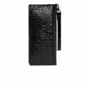 Armaghan Leather checkbook wallet (Croco)