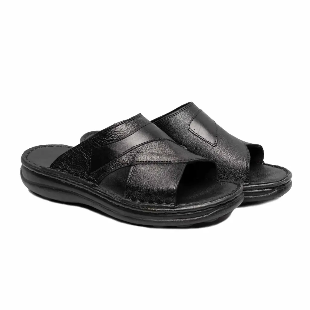 [632] دمپایی مردانه MT-303(آنتیک) (کپی) (40, Black)