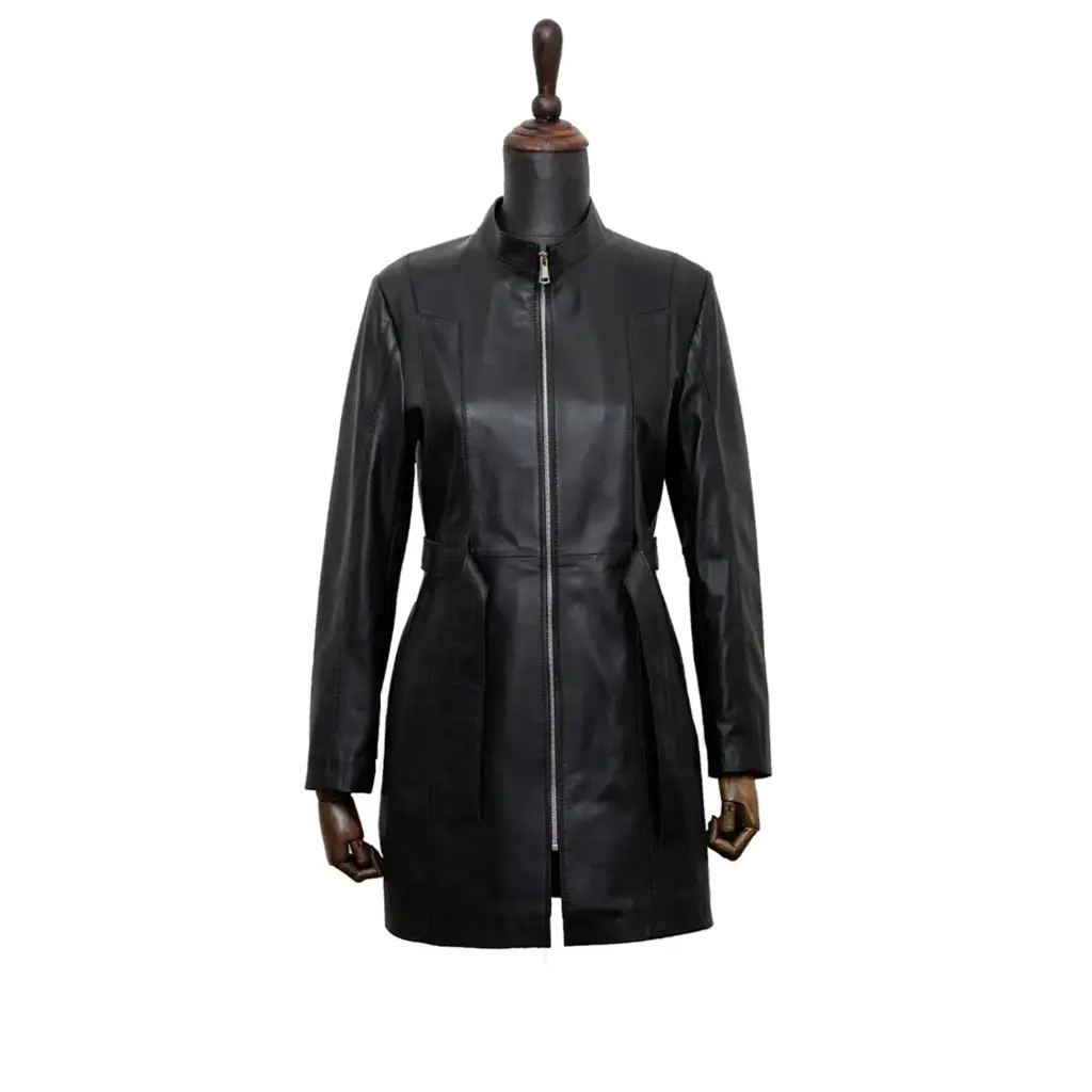 بارانی چرمی زنانه آنیتا(آنتیک)