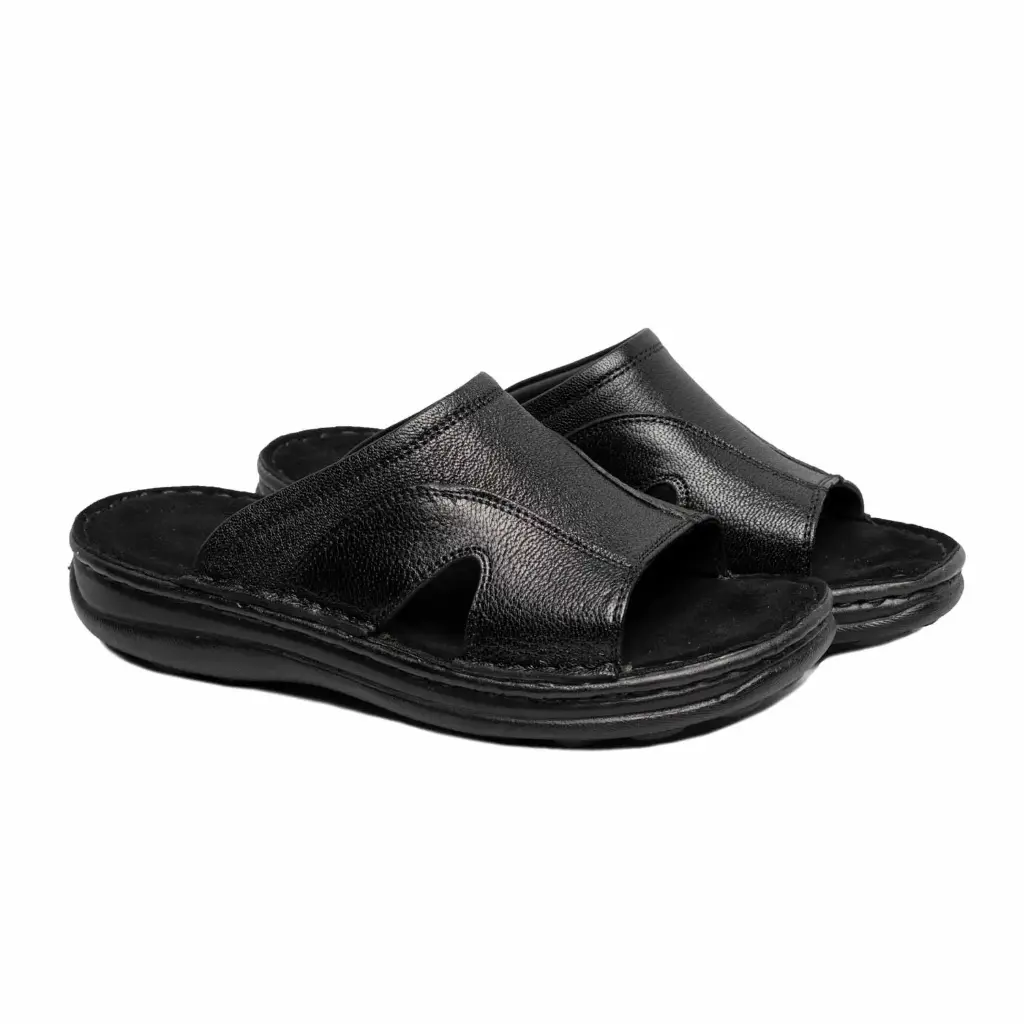 [635] دمپایی مردانه ماهان(فلوتر) (کپی) (40, Black)