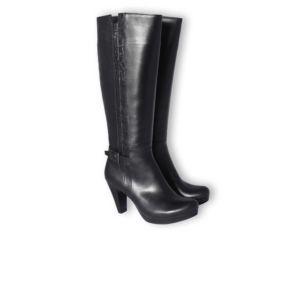 [146] Women Boots Model 4866(Nappa) (36, Black)