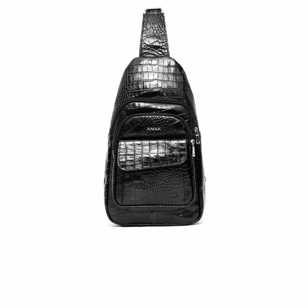 Padmira Leather Crossbody Bag (Croco)