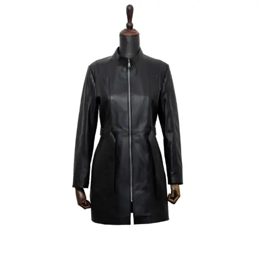 بارانی چرمی زنانه آنیتا(آنتیک)